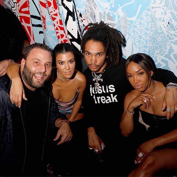 Kourtney Kardashian, Luka Sabbat, David Grutman, Malika Haqq, TAO Chicago